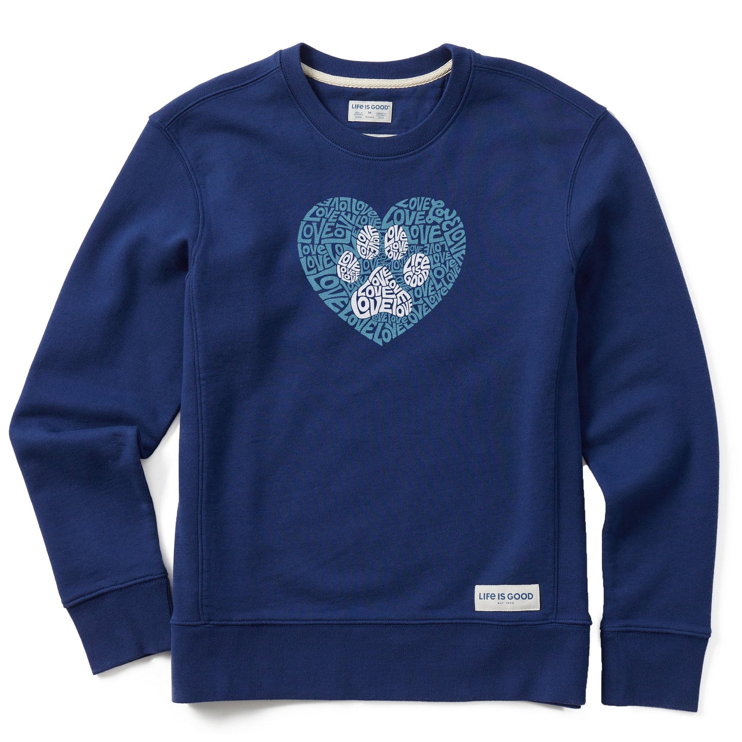 Women's Animal Heart Simply True Fleece Crew
