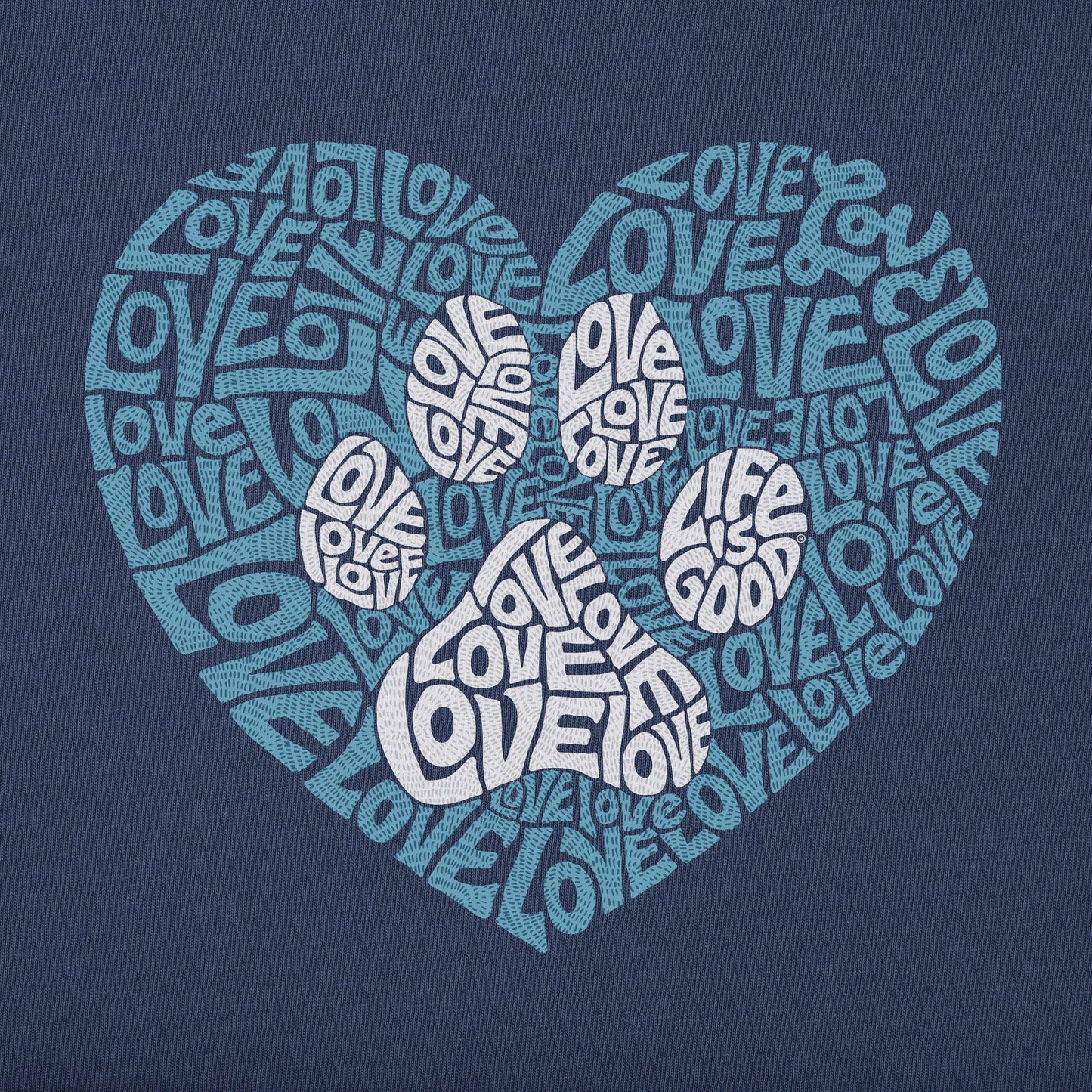 Women's Animal Heart Simply True Fleece Crew