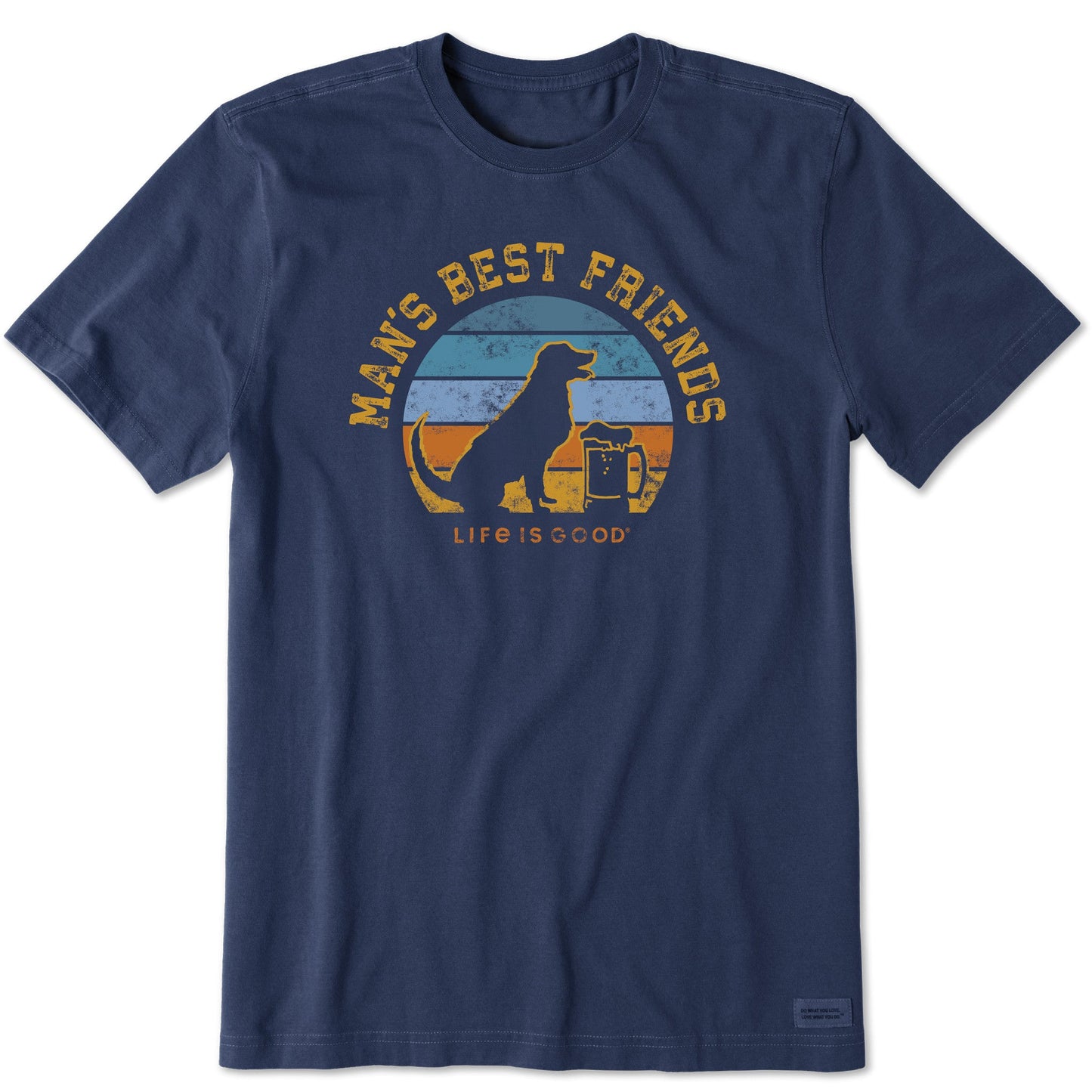 Men's Man's Best Friends Short Sleeve Crusher Tee