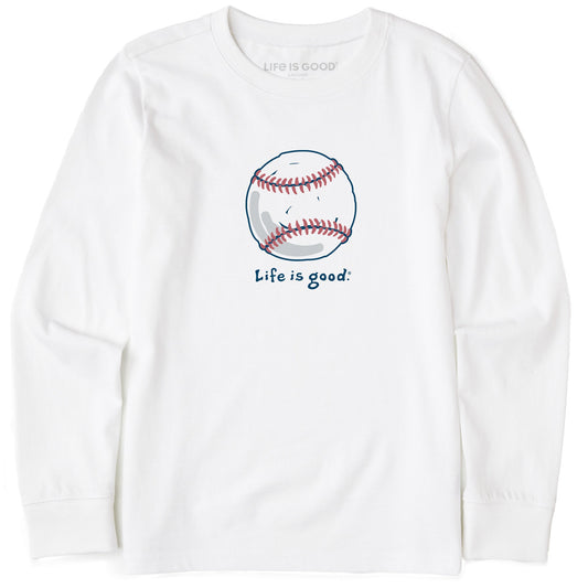 Kids Baseball Long Sleeve Crusher Tee