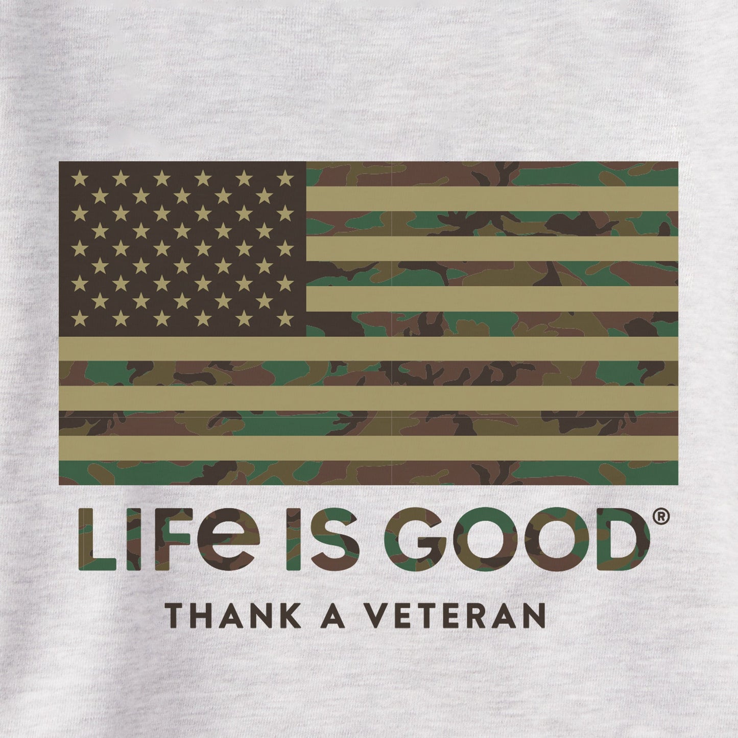 Men's Thank a Veteran Simply True Crew