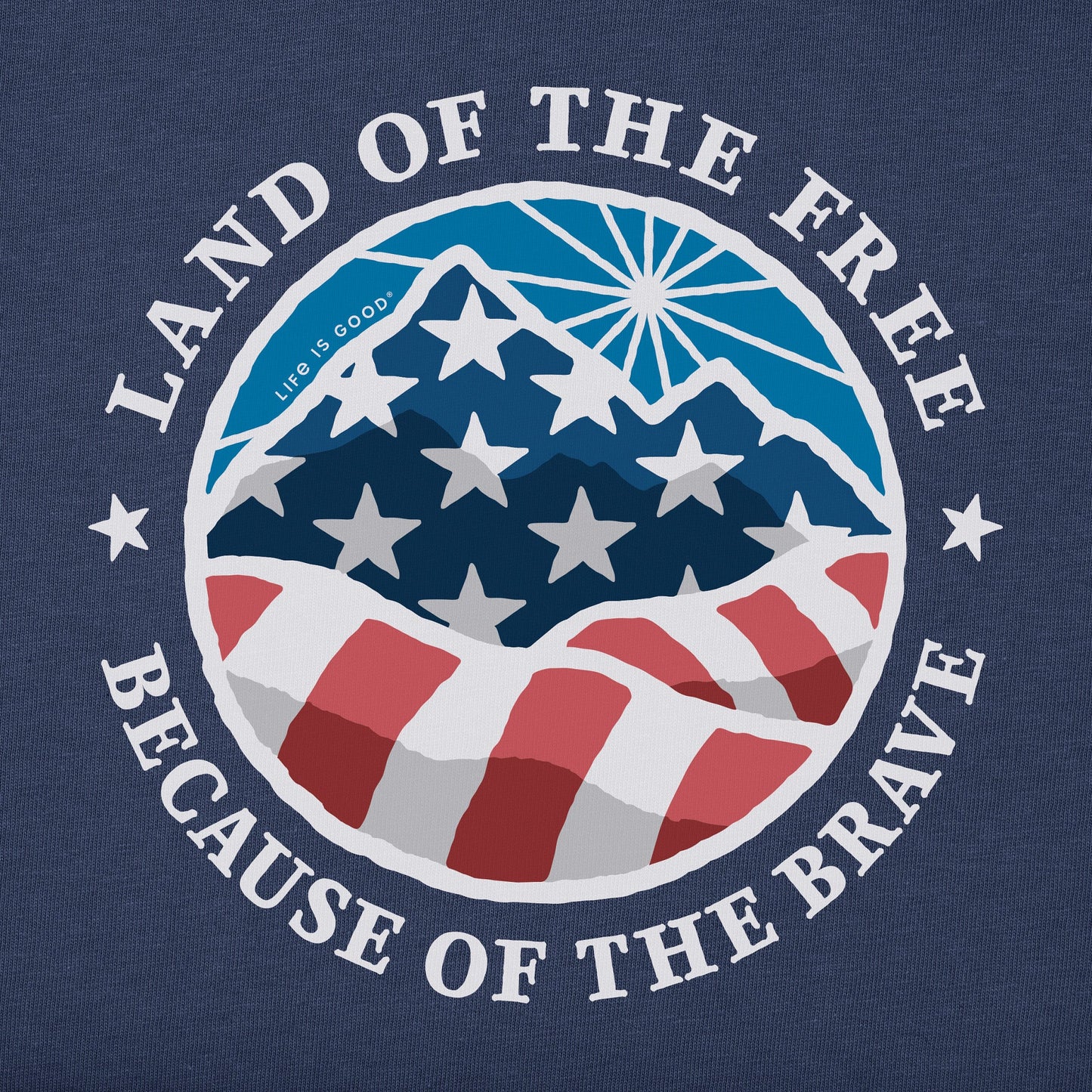 Men's Land of the Free Americana Coin Short Sleeve Tee