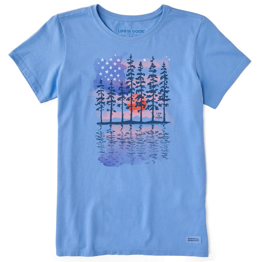 Women's Tall Pine Flag Short Sleeve Crusher-LITE Tee