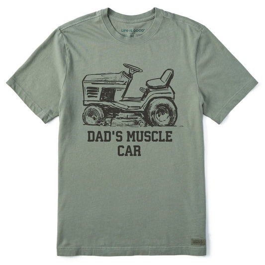 Men's Dad's Muscle Car Short Sleeve Crusher Tee