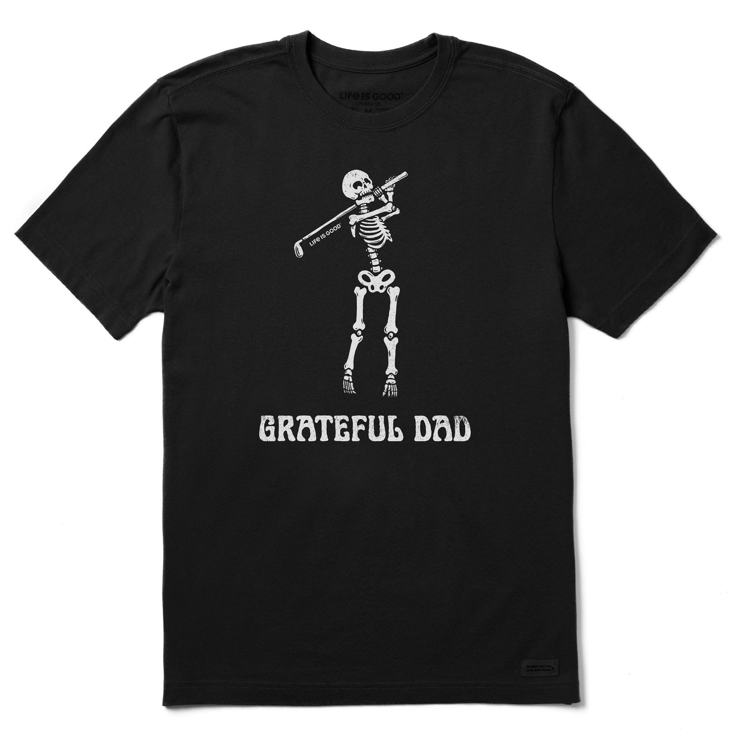 Men's Grateful Dad Golfer Short Sleeve Crusher Tee
