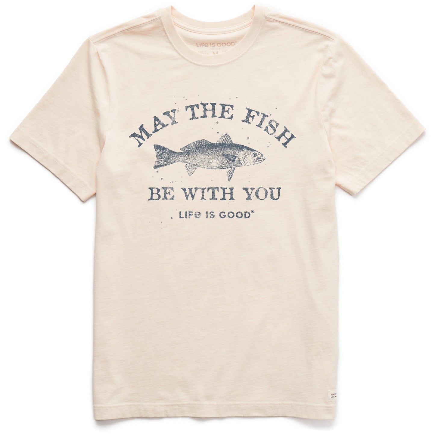 Men's Fish be With You Short Sleeve Crusher Tee