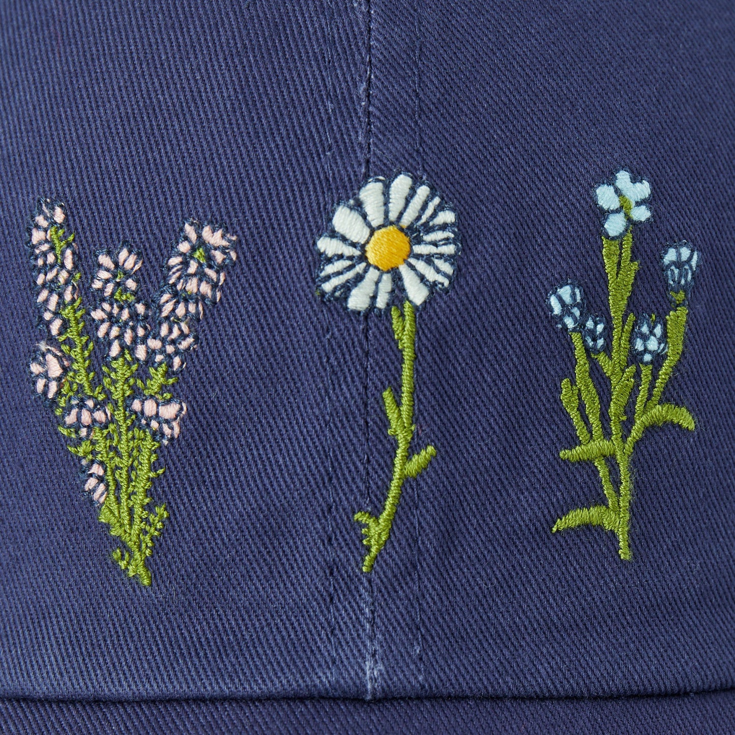 Adult Unisex Detailed Wildflowers Chill Cap