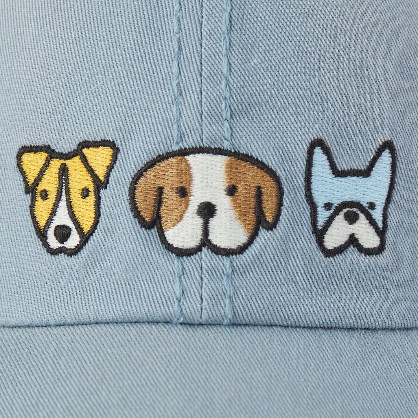 Adult Unisex Heart of Dogs Sunwashed Chill Cap