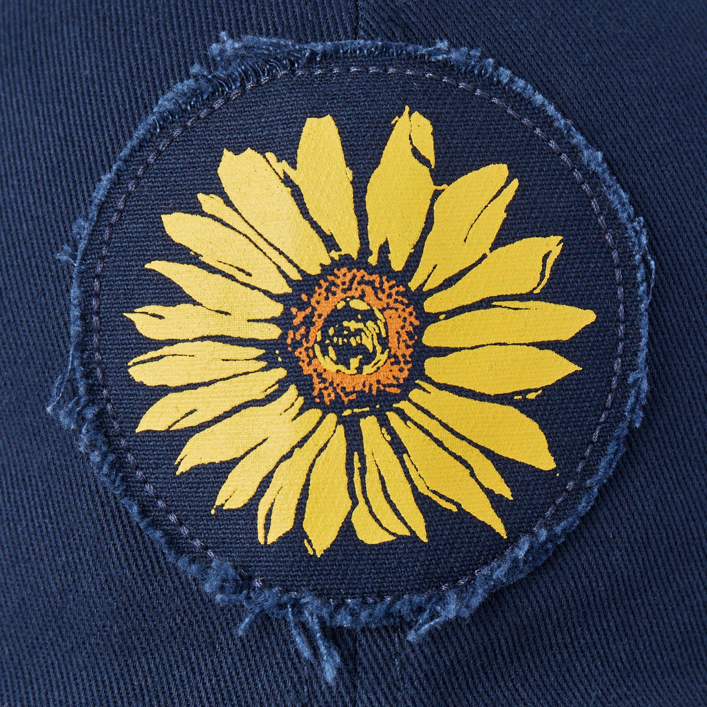 Adult Unisex Just Add Water Sunflower Tattered Chill Cap