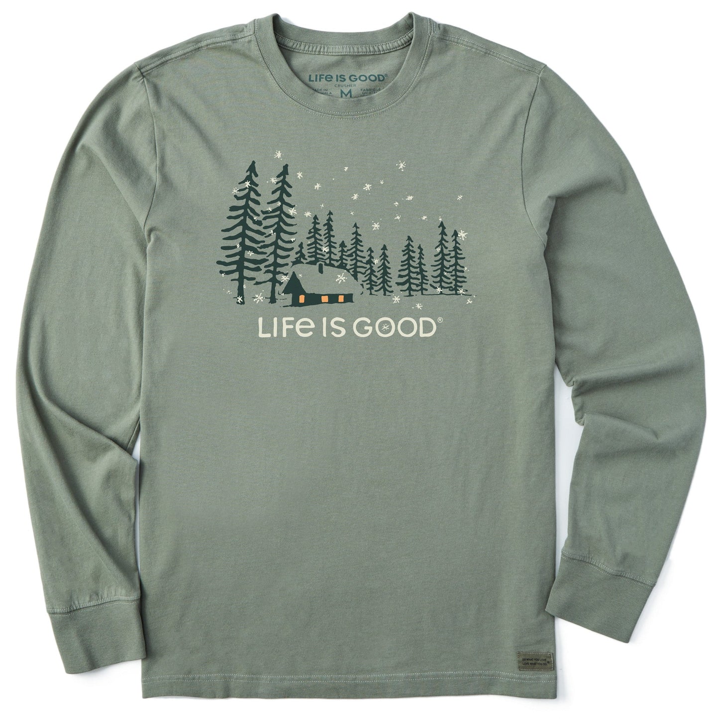 Men's Snowy Evening Long Sleeve Tee