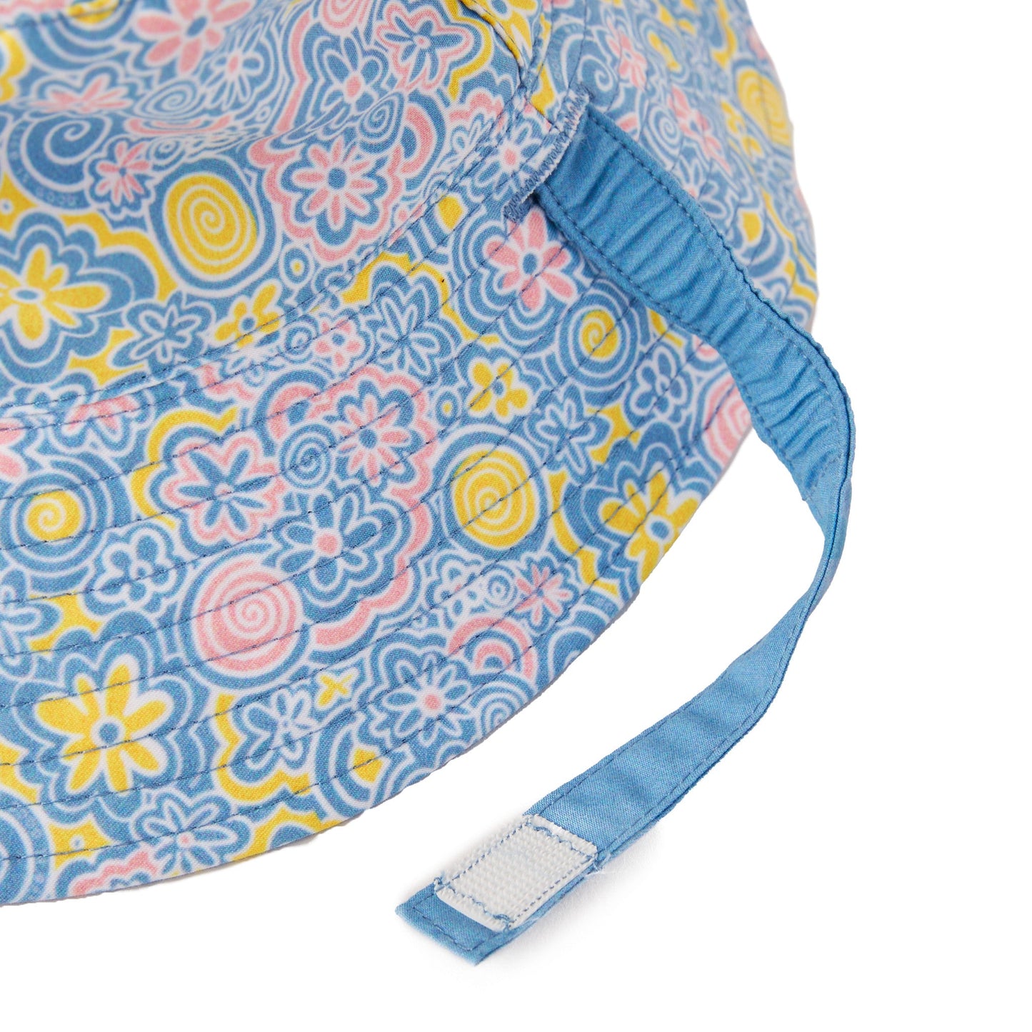 Toddler Flower Doodle Pattern Made in the Shade Bucket Hat