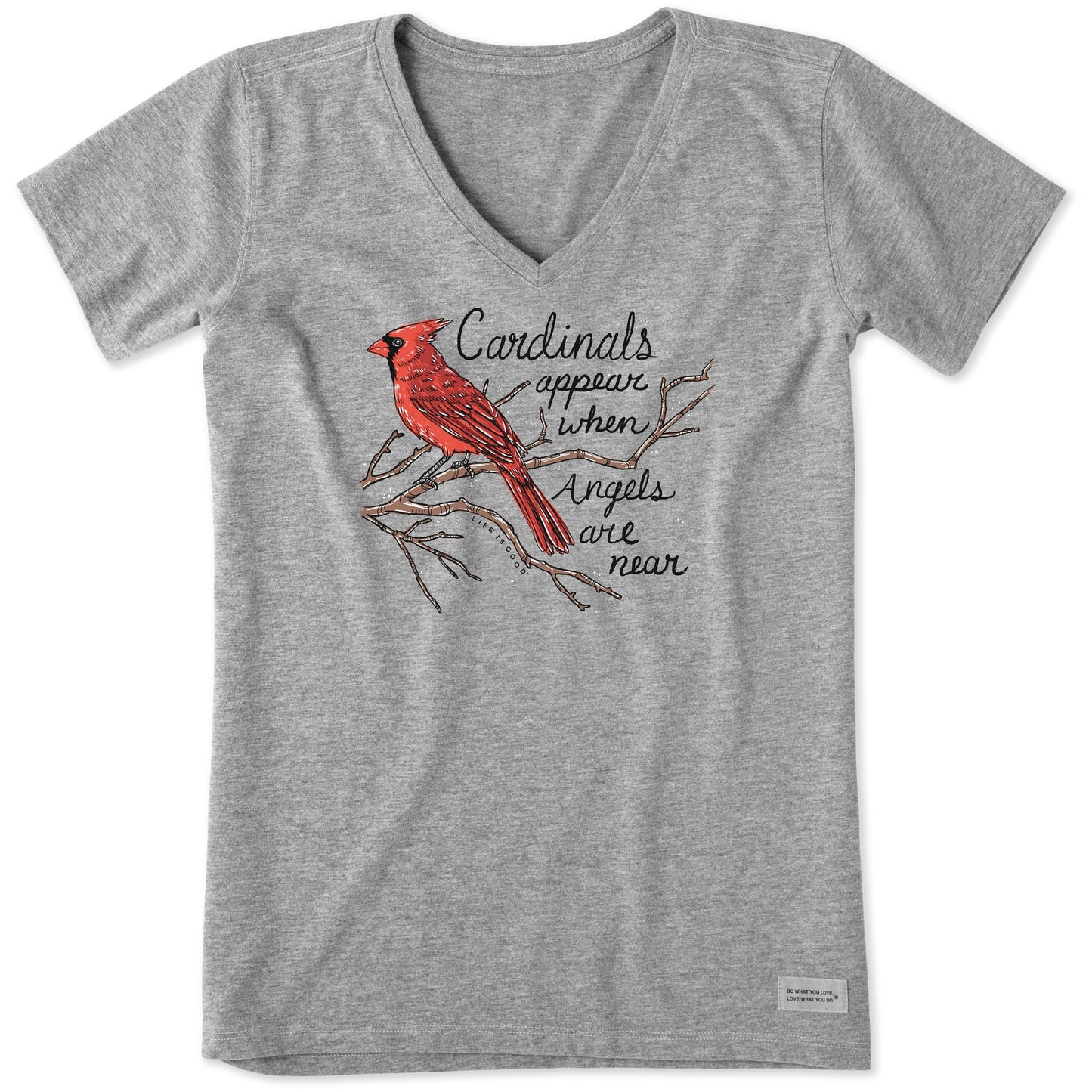 Women's Cardinals Appear Short Sleeve Crusher Vee