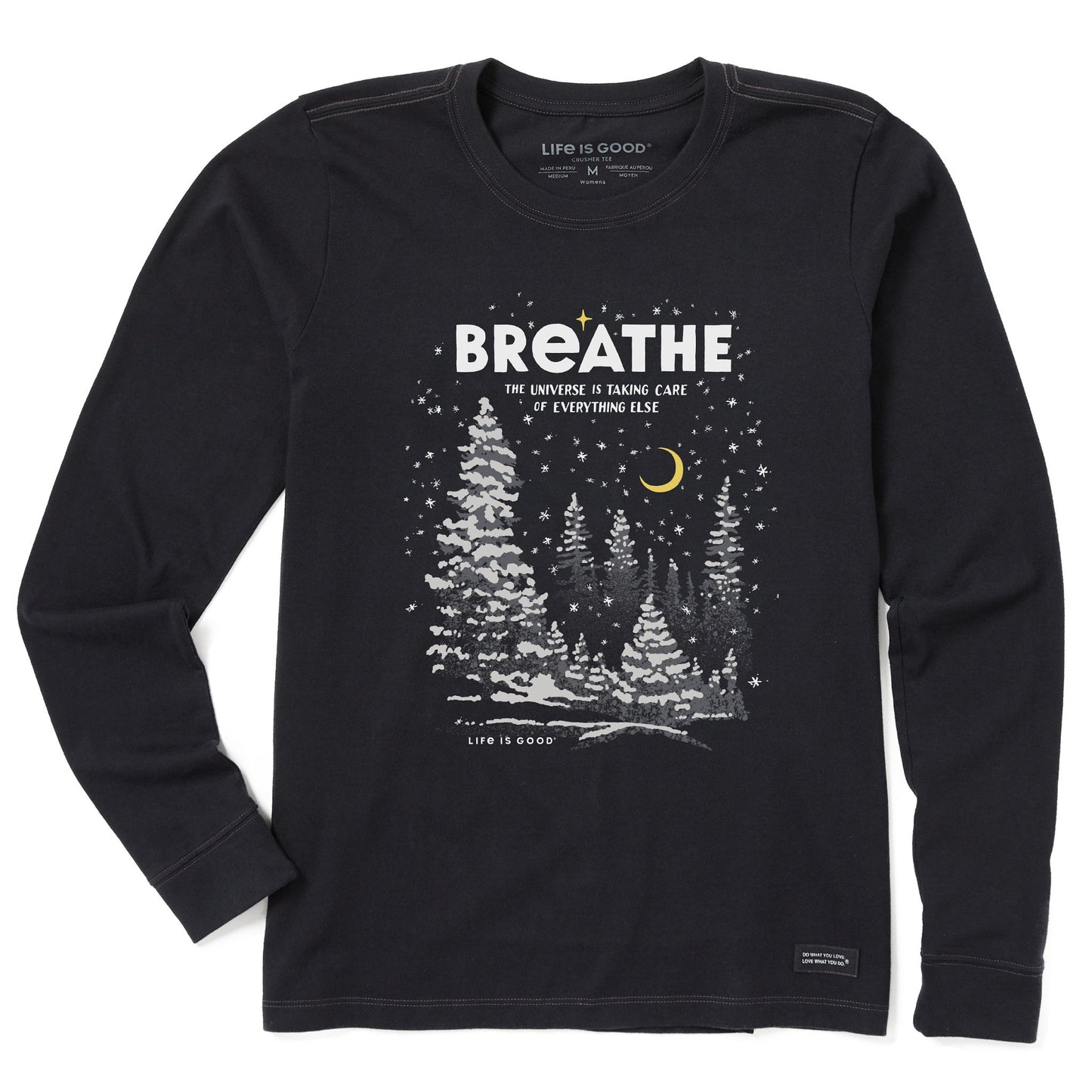 Women's Breathe Universe Winter Long Sleeve Crusher Tee