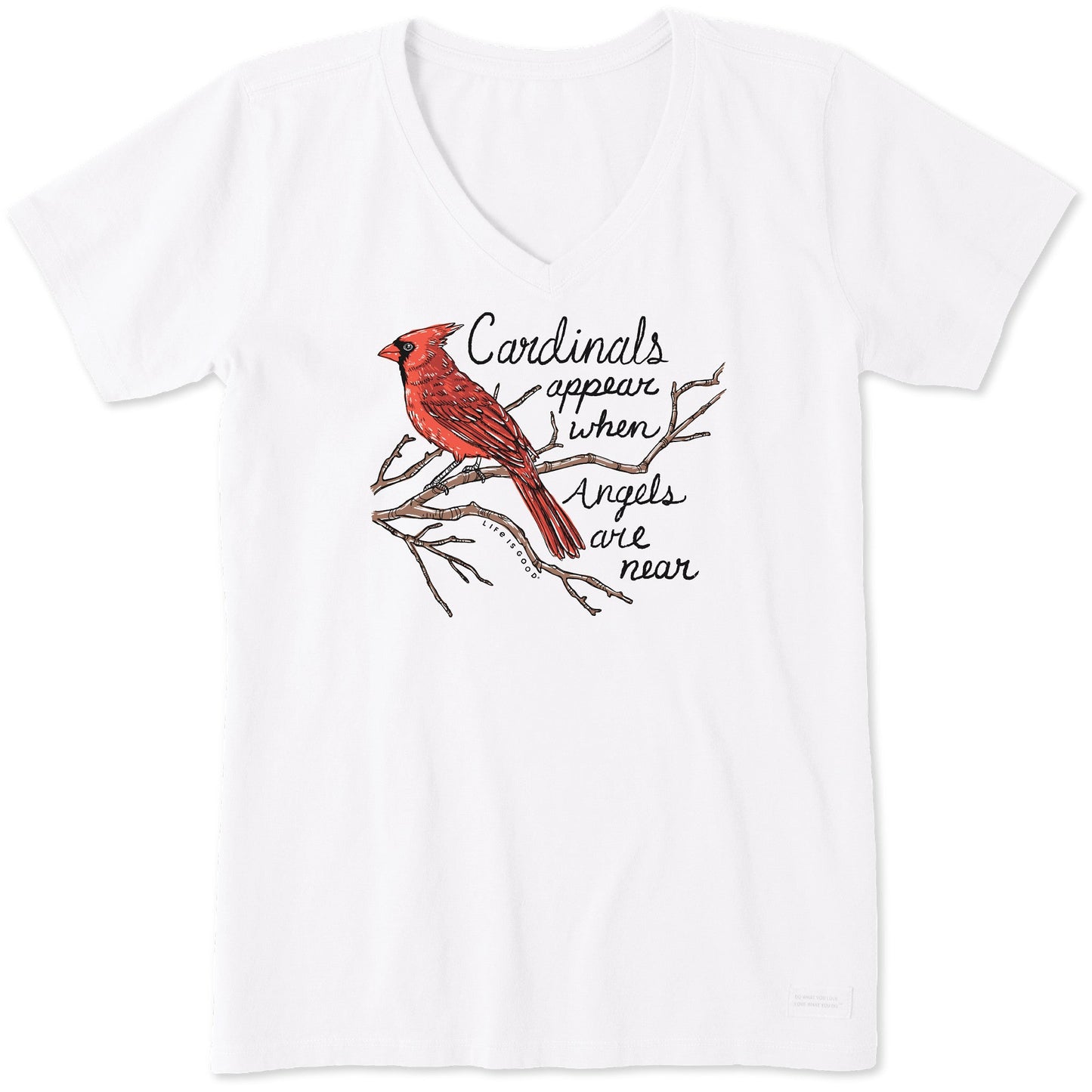 Women's Cardinals Appear Short Sleeve Crusher Vee