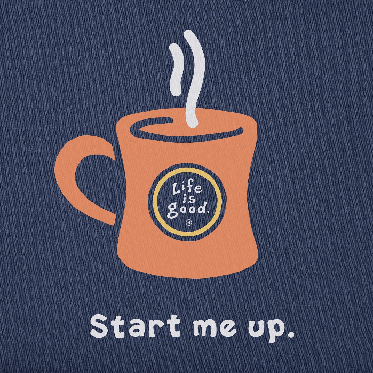 Men's Start Me Up Long Sleeve Crusher Tee