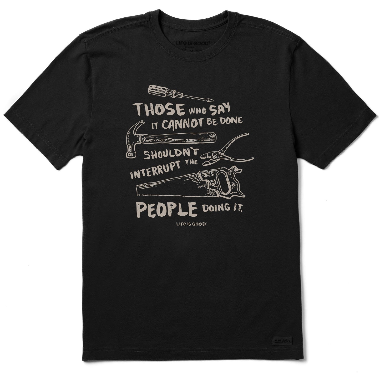 Men's Don't Interrupt - Tools Short Sleeve Crusher Tee