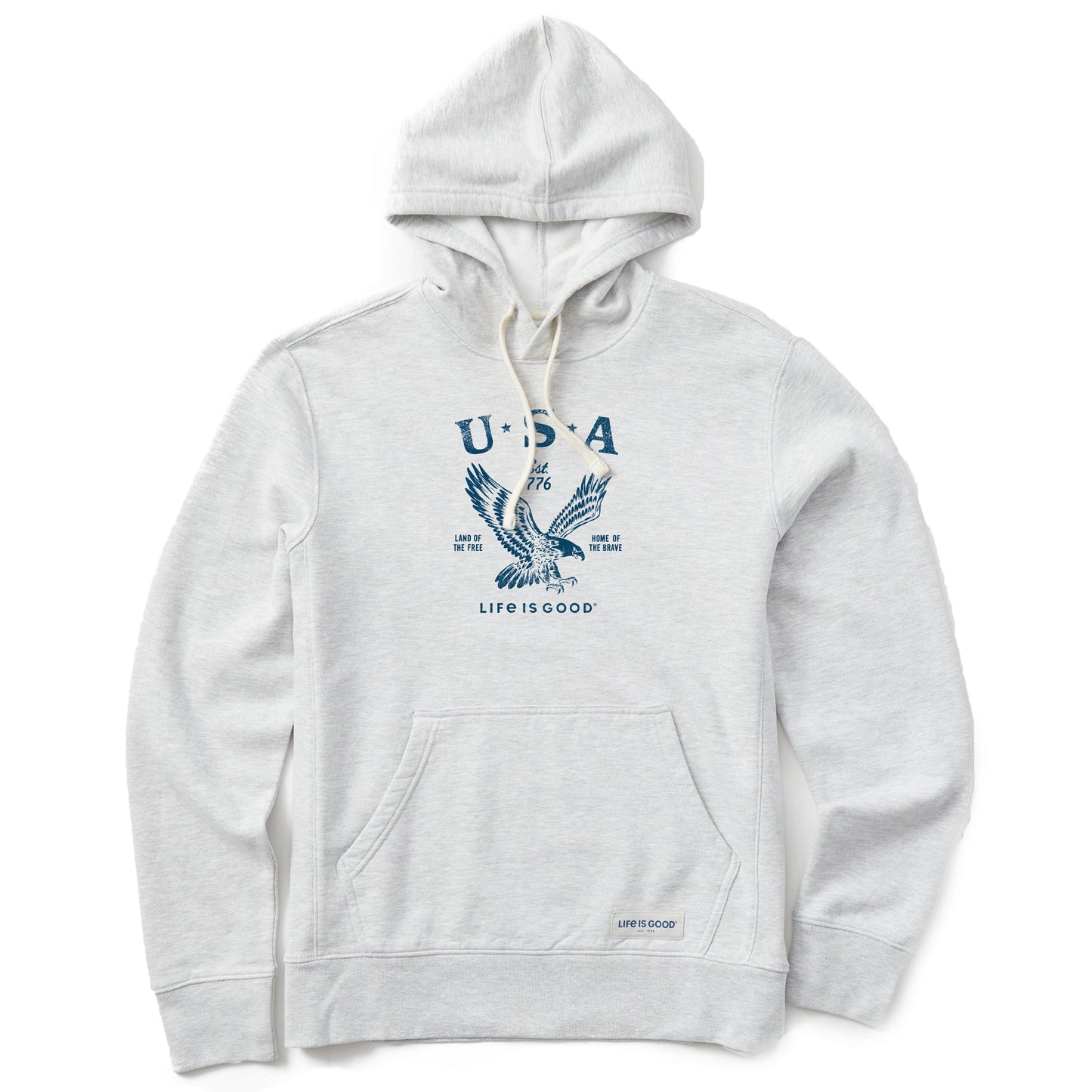 Men's USA 1776 Eagle Simply True Fleece Hoodie