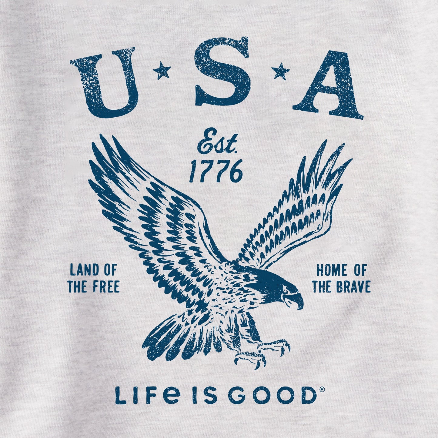 Men's USA 1776 Eagle Simply True Fleece Hoodie