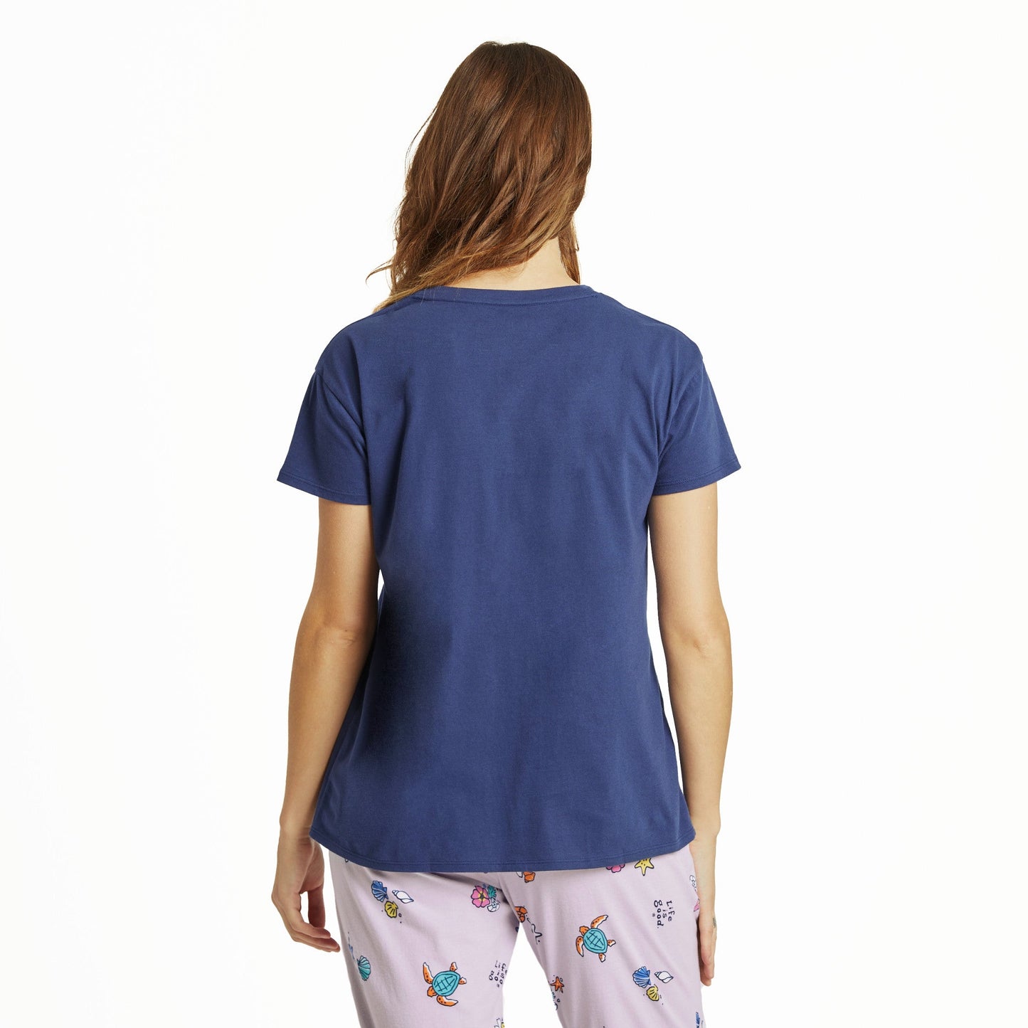 Women's Sea Turtle Snuggle Up Relaxed Sleep Vee