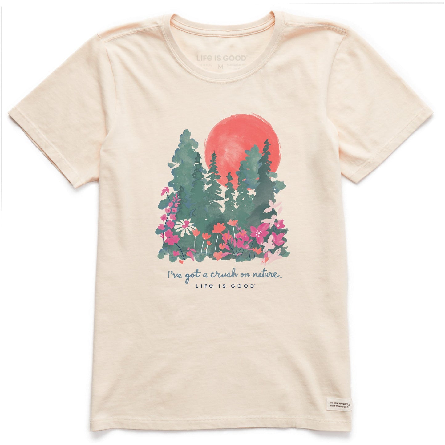 Women's Crush on Nature Wildflowers Short Sleeve Tee