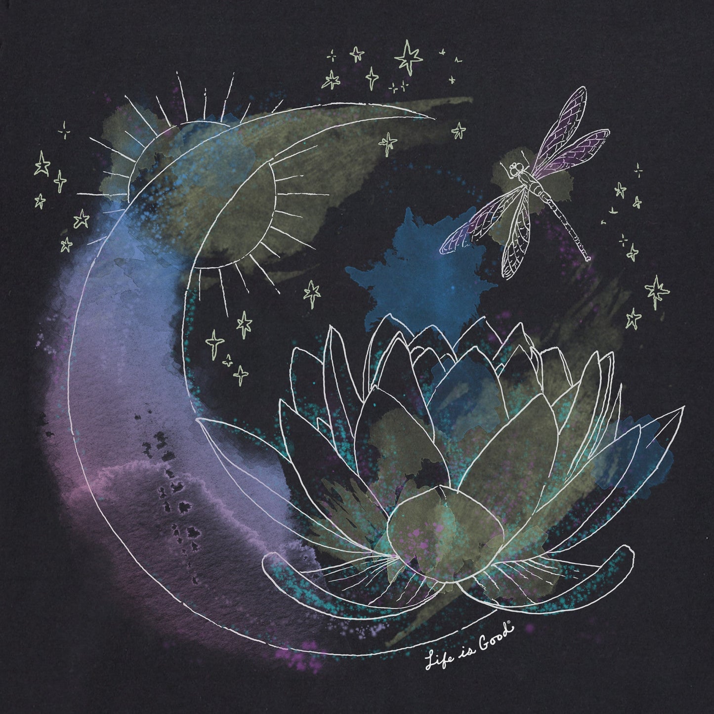 Women's Celestial Dragonfly Short Sleeve Tee