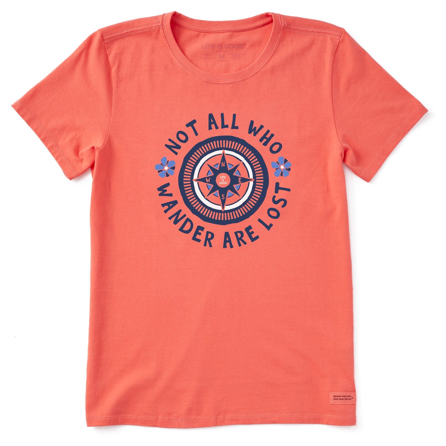 Women's Wander Flower Compass Short Sleeve Tee