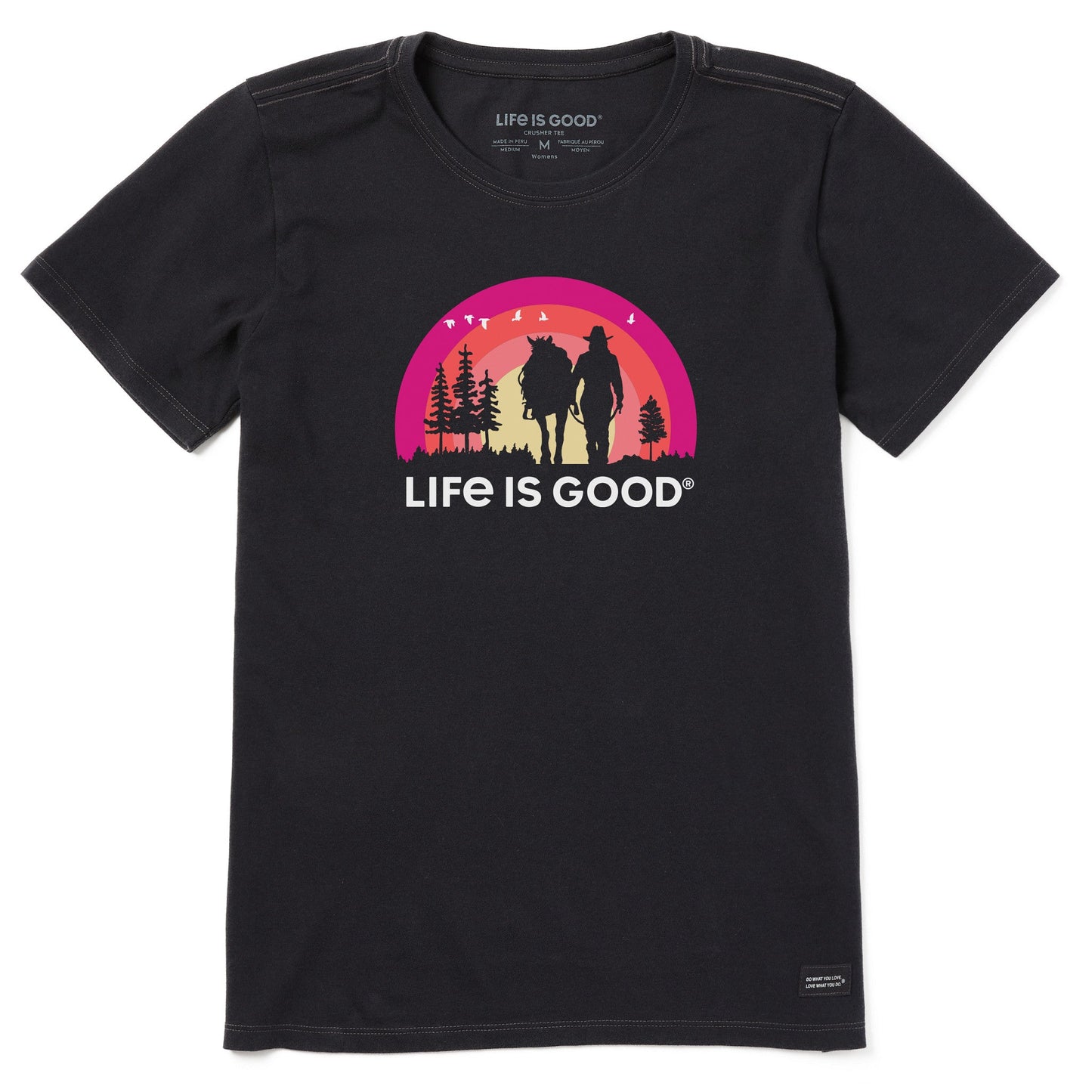 Women's Sundown Horse Walk Short Sleeve Crusher Tee