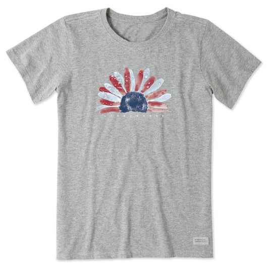 Women's USA Daisy Short Sleeve Tee