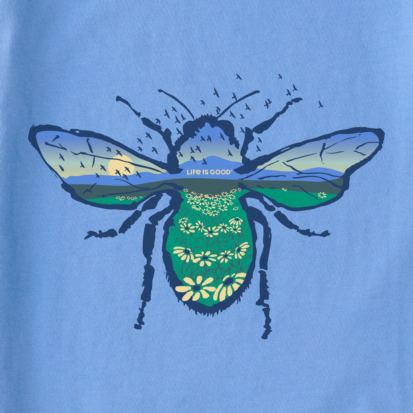 Women's Beescape Short Sleeve Crusher Vee