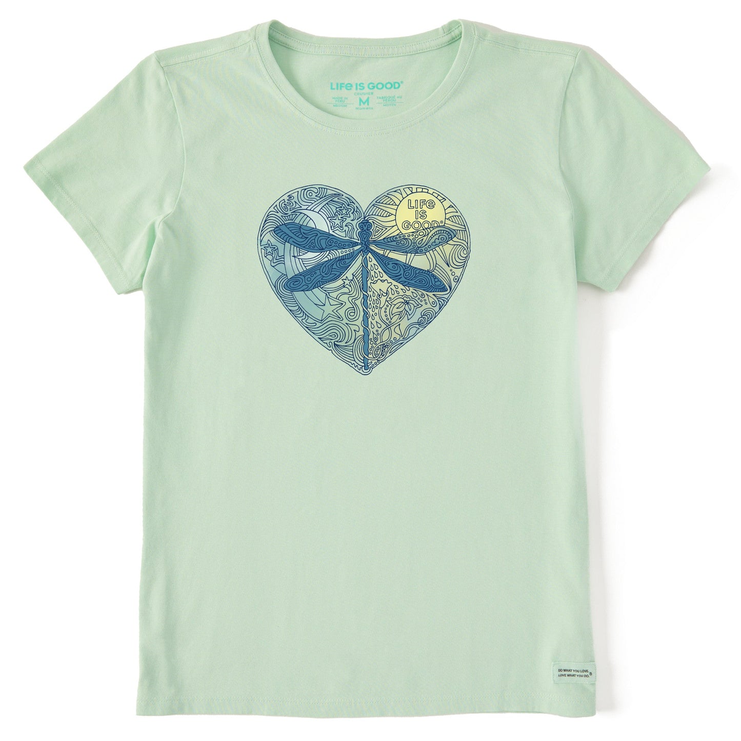 Women's Dragonfly Heart Short Sleeve Tee