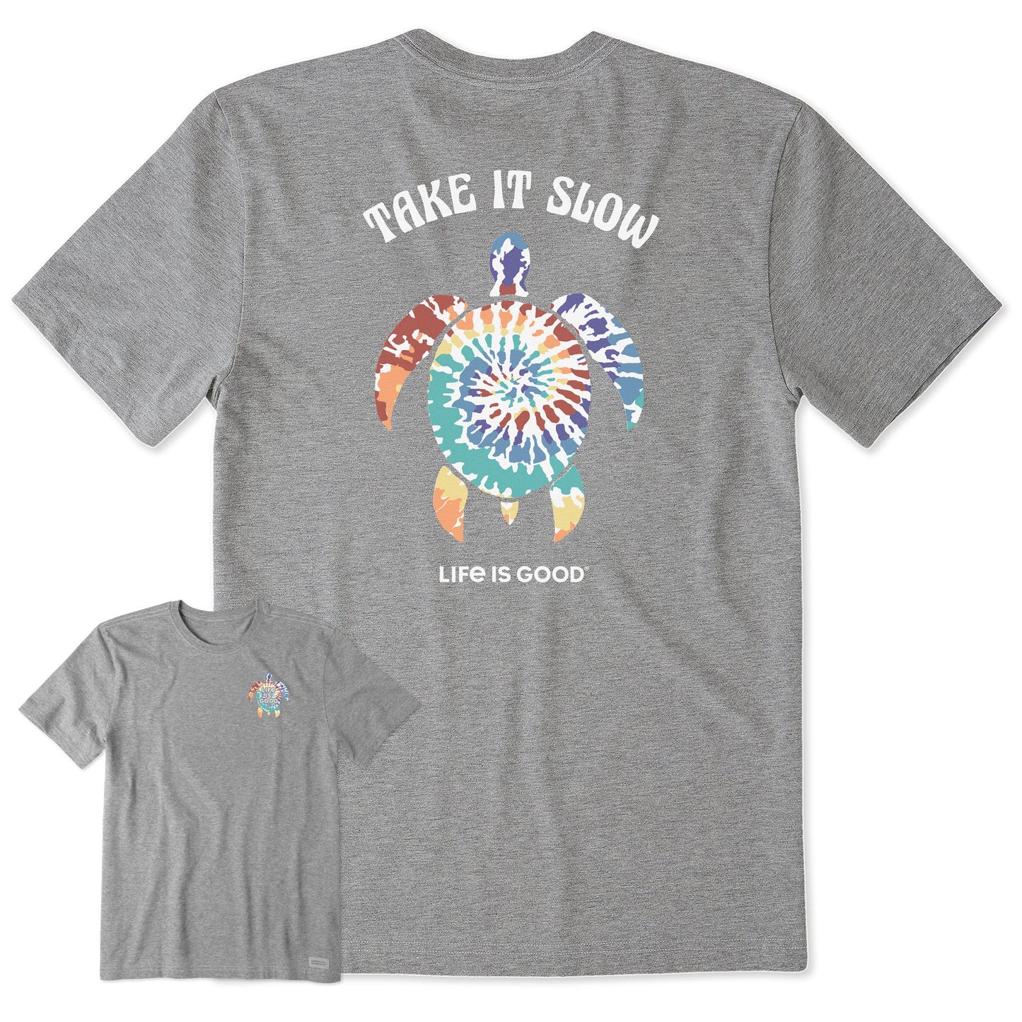 Men's Tie Dye Turtle Short Sleeve Crusher Tee