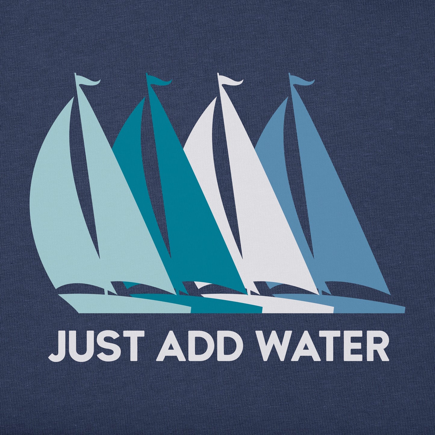 Men's Sailboat Silhouettes Short Sleeve Crusher Tee