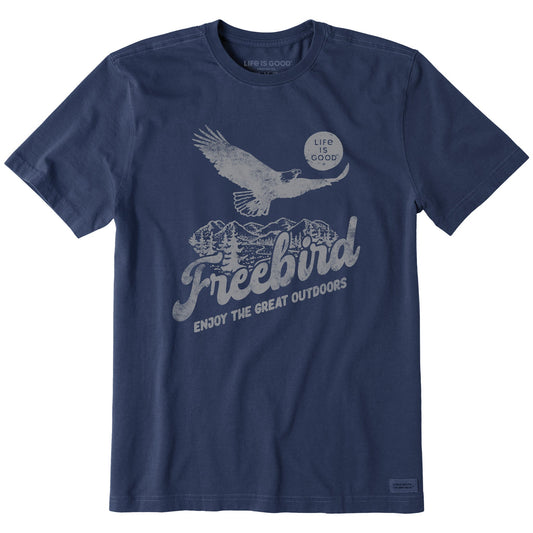 Men's Bald Eagle Freebird Short Sleeve Crusher Tee