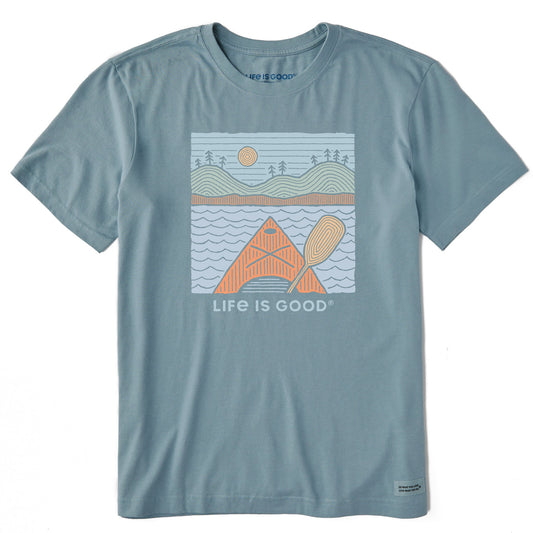 Men's Woodblock Kayak Short Sleeve Tee