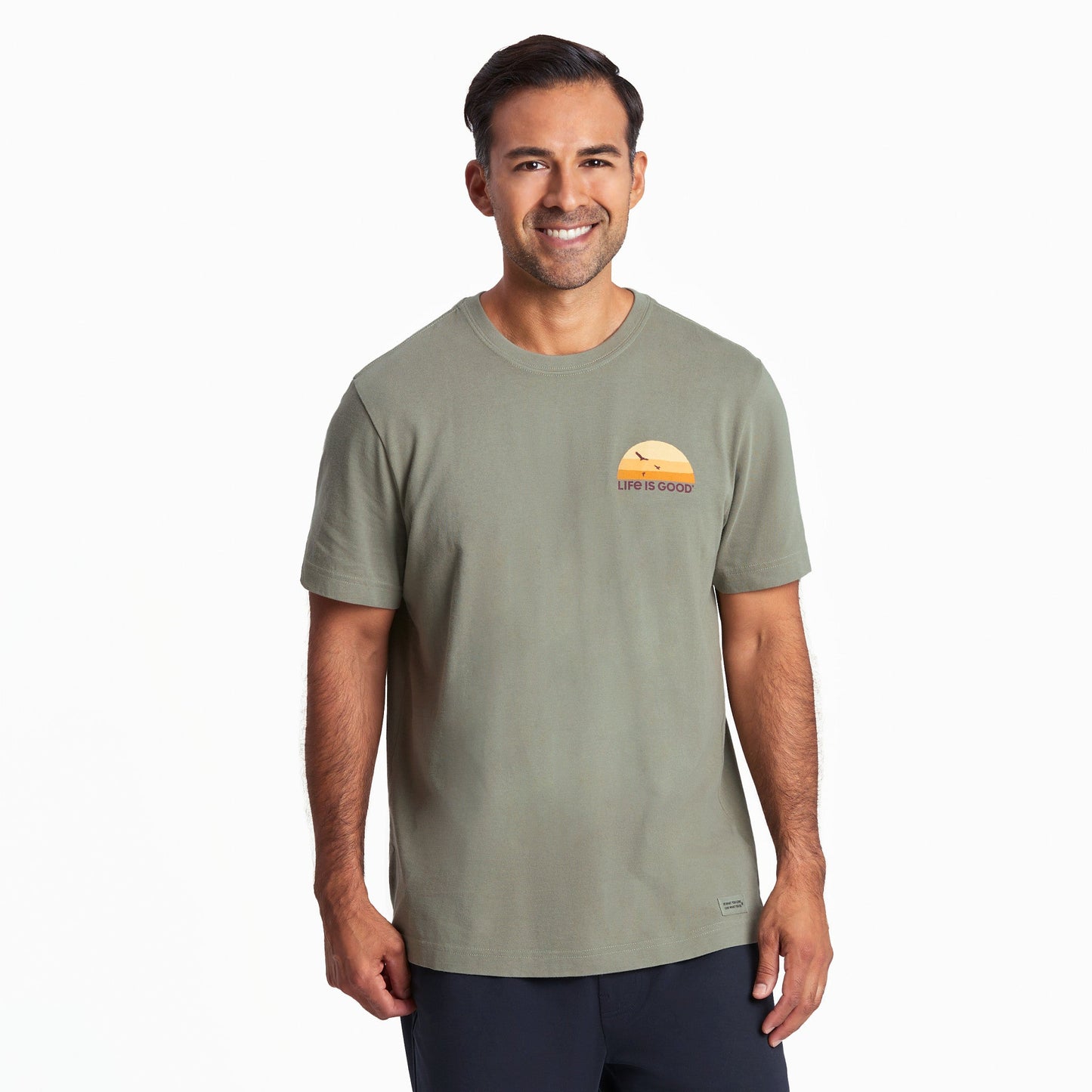 Men's Go Places Short Sleeve Crusher Tee