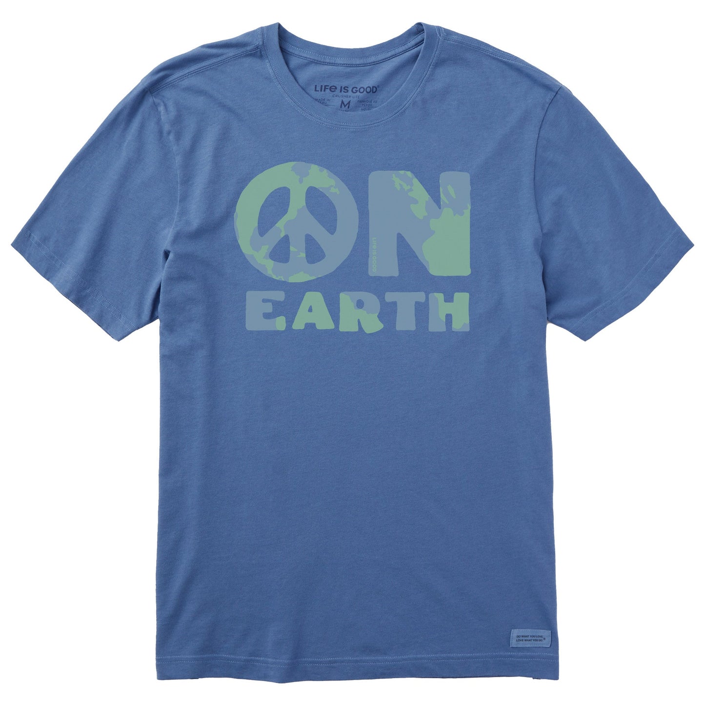 Men's Peace on Earth Globe Short Sleeve Tee