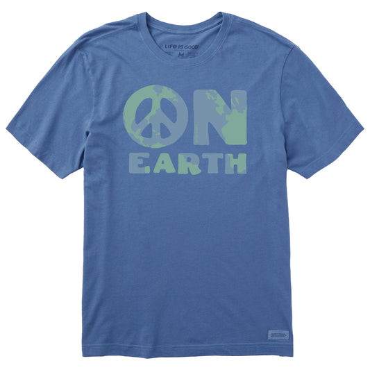 Men's Peace on Earth Globe Short Sleeve Tee