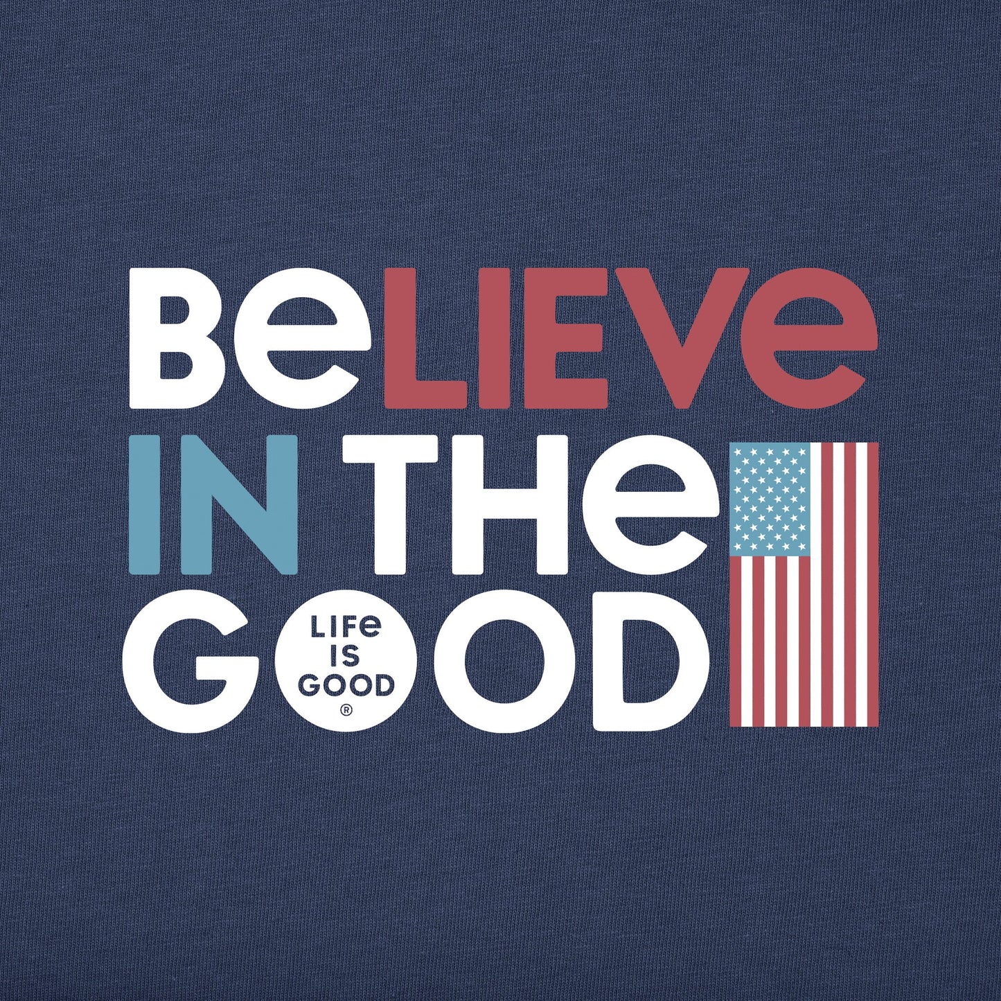 Men's Believe in the Good America Short Sleeve Crusher Tee