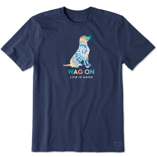 Men's Tie Dye Lab Short Sleeve Crusher Tee