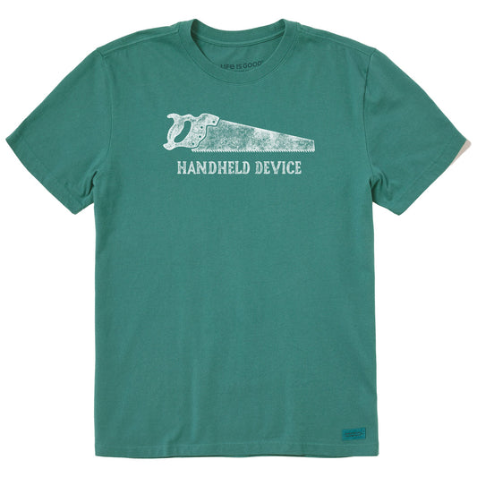 Men's Handheld Device Saw Short Sleeve Crusher Tee