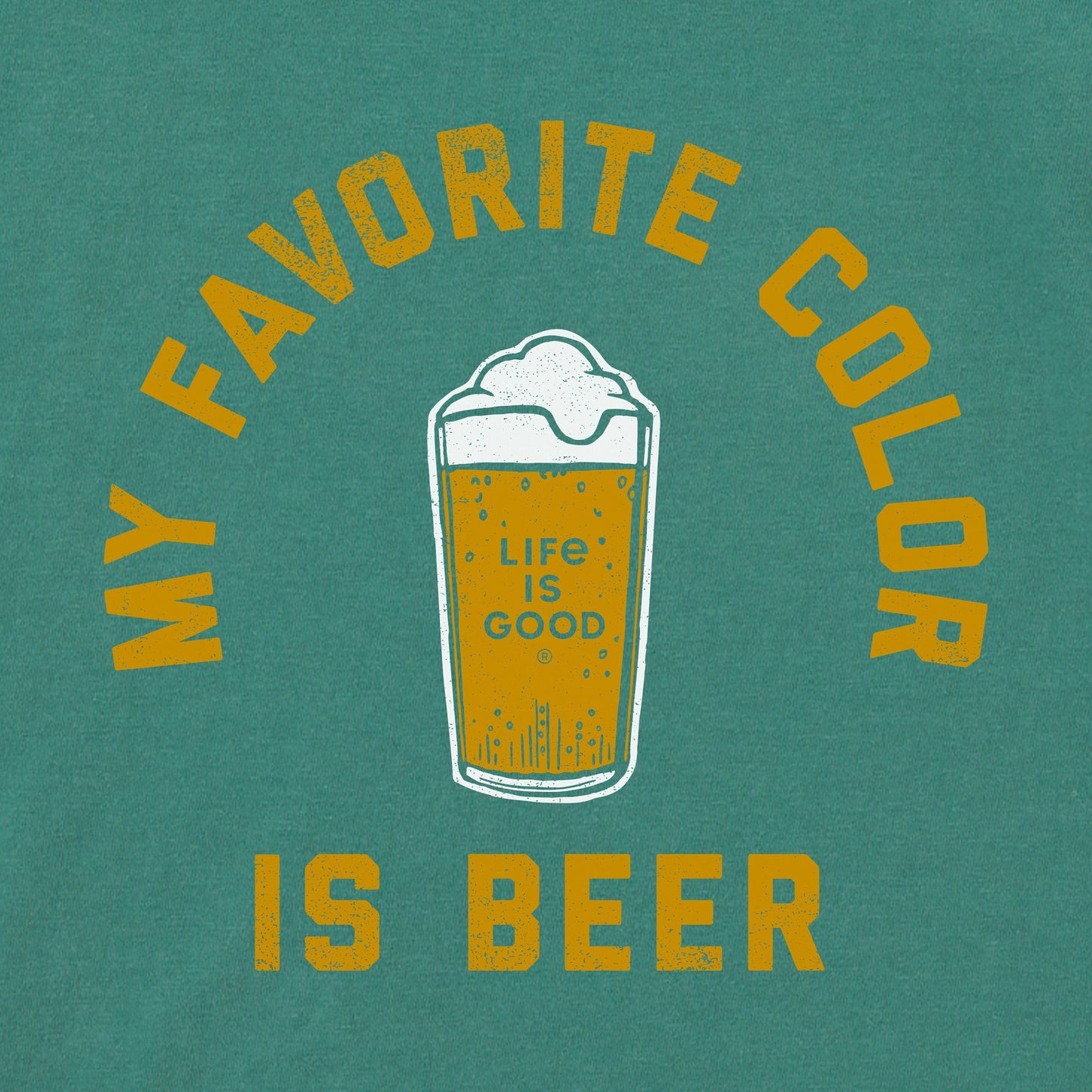 Men's My Favorite Color is Beer Short Sleeve Tee