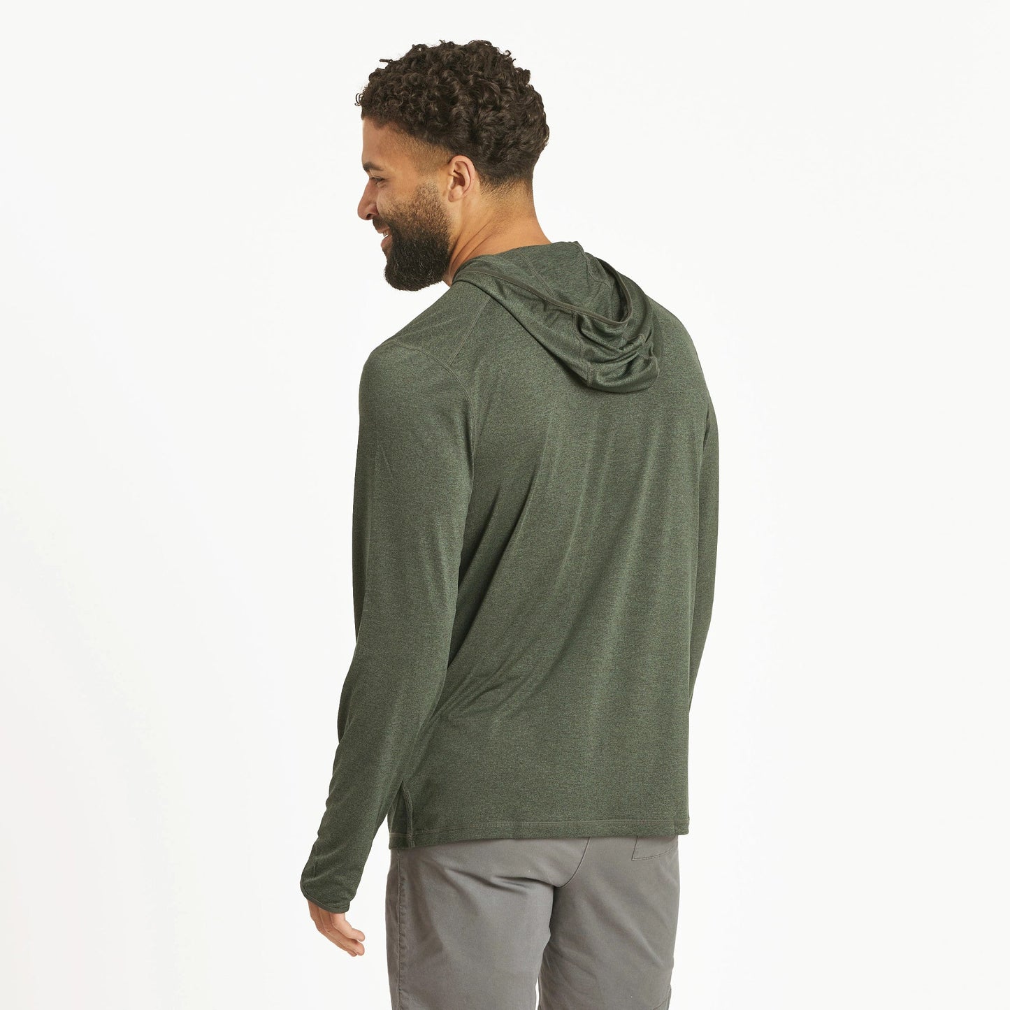 Men's WTF Long Sleeve Active Hooded Tee