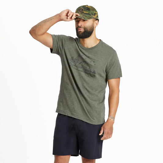 Men's Five Star Camp Textured Slub Tee