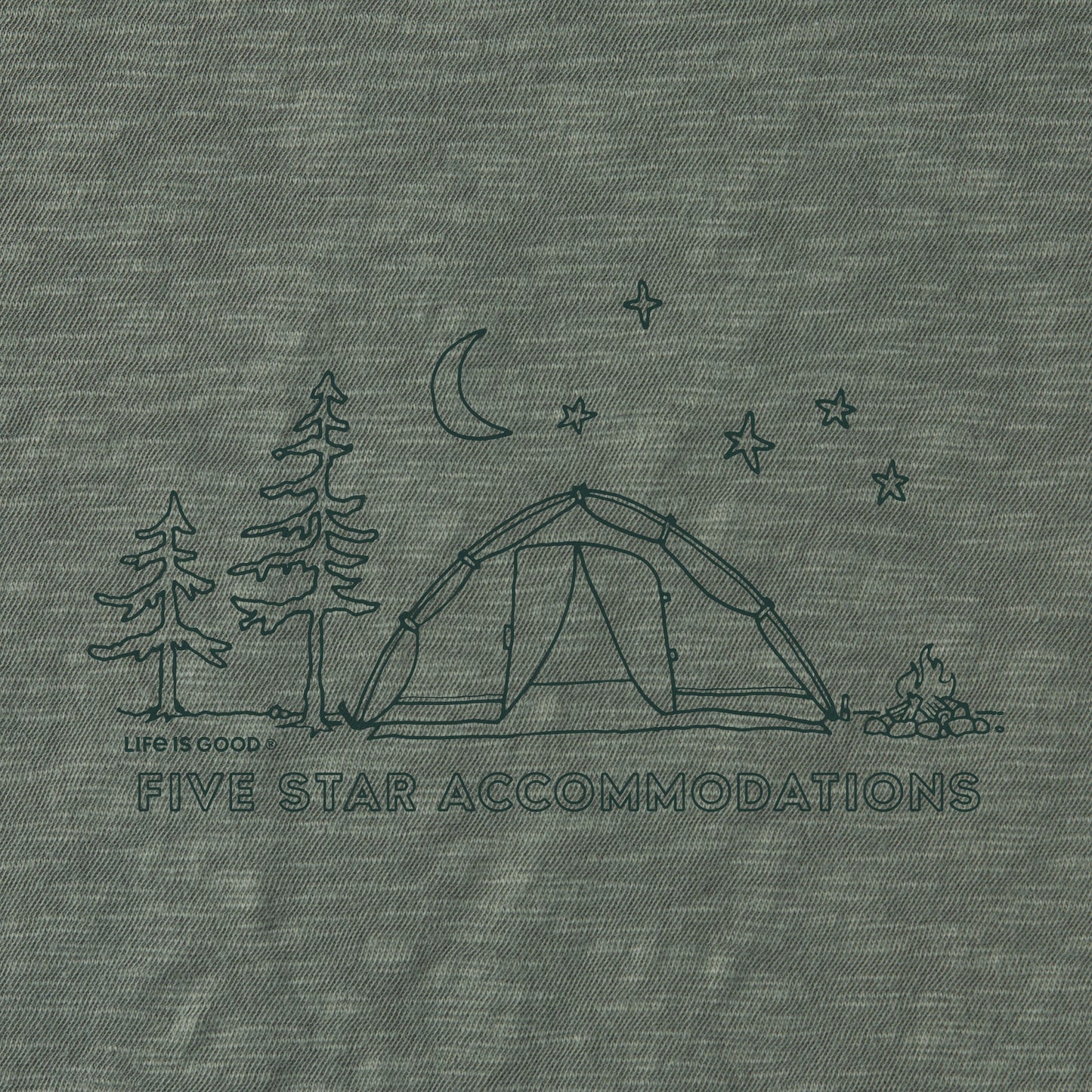 Men's Five Star Camp Textured Slub Tee