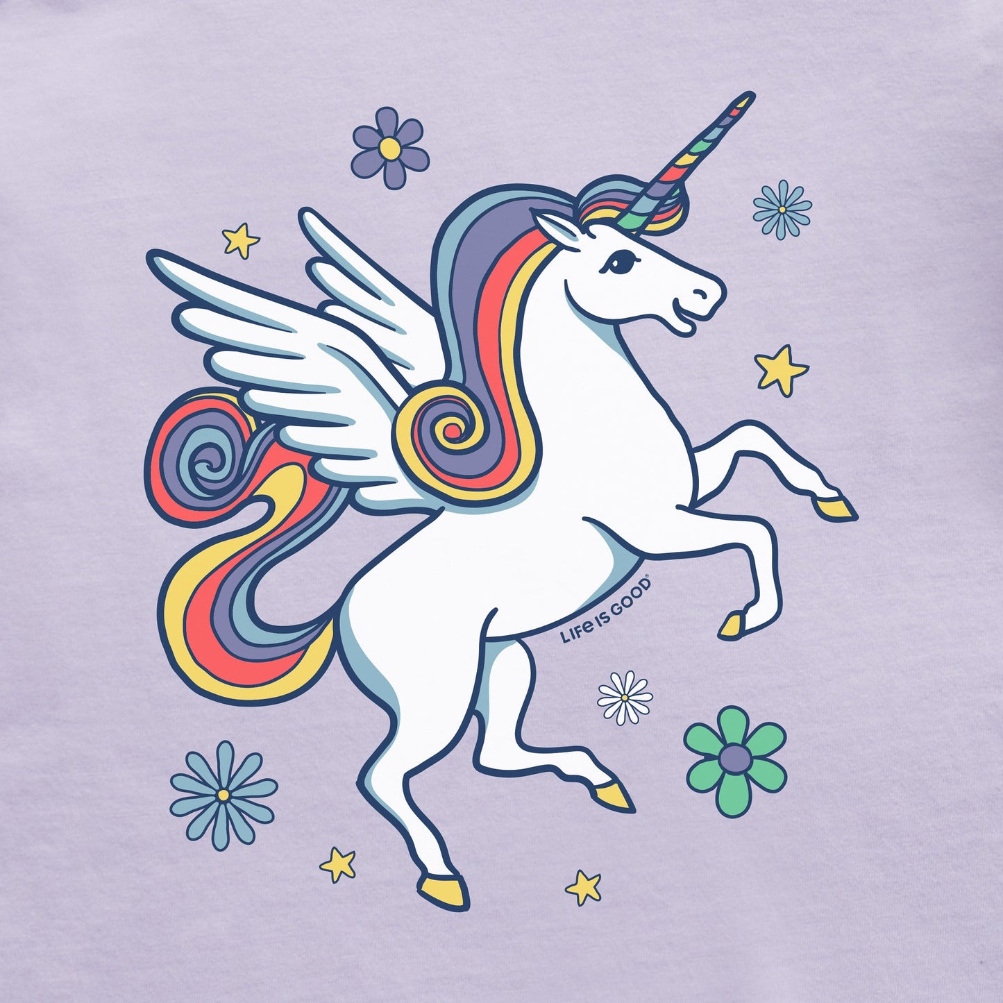 Kids Magical Unicorn Short Sleeve Crusher Tee