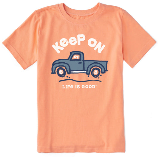 Kids Keep On Truckin Short Sleeve Crusher Tee