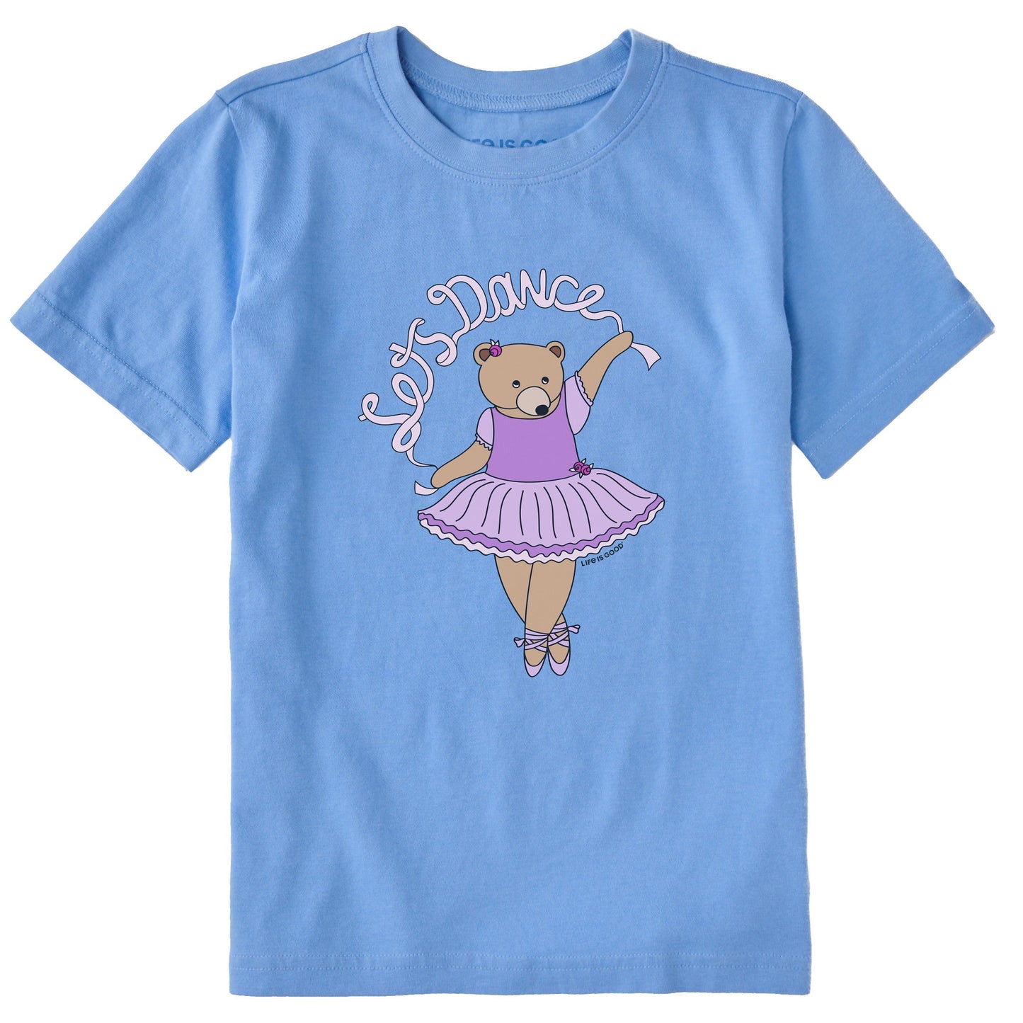 Kids Lets Dance Ballet Bear Short Sleeve Crusher Tee