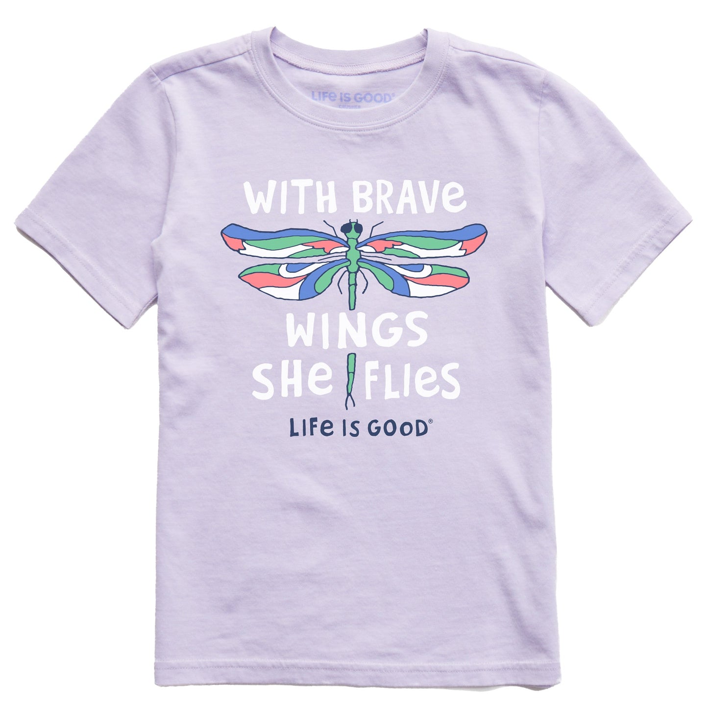 Kids Brave Wings Short Sleeve Crusher Tee