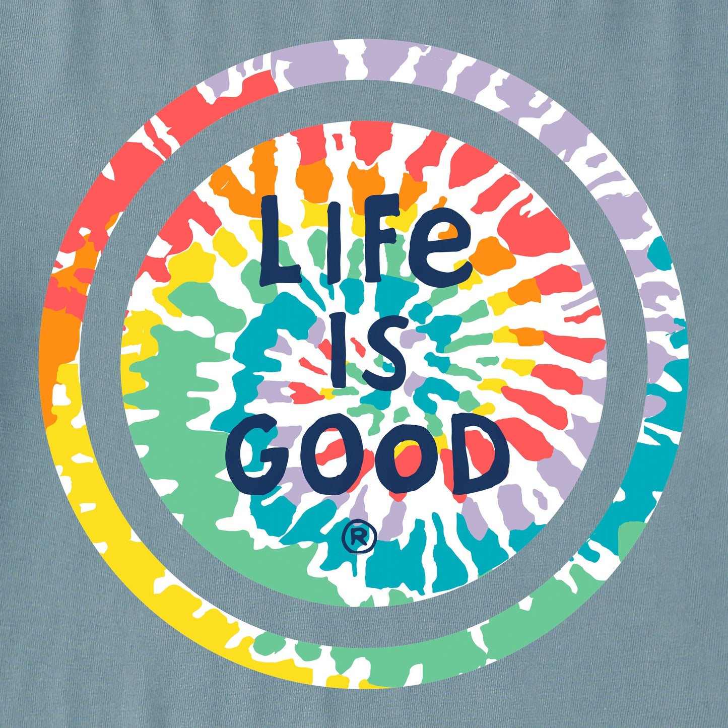 Kids Tie Dye Coin Short Sleeve Crusher Tee