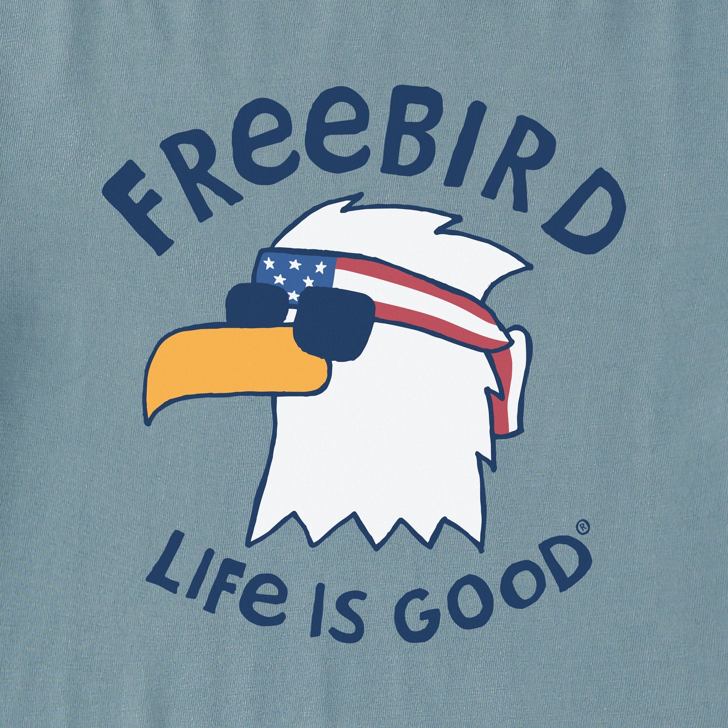 Kids Freebird Cool Eagle Short Sleeve Crusher Tee